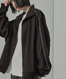 Alfred Alex（アルフレッドアレックス）の「【Alfred Alex】【セットアップ対応】'huge sizing' ダブルフェイスサイドラインオーバーサイズトラックジャケット（ジャージ）」