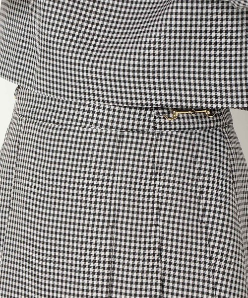 REDYAZEL（レディアゼル）の「【セットアップ可能】サイドビットプリーツスカパン（その他パンツ・レディース・グリーン/ブラック系その他/ブルー・FREE）」の7枚目の写真