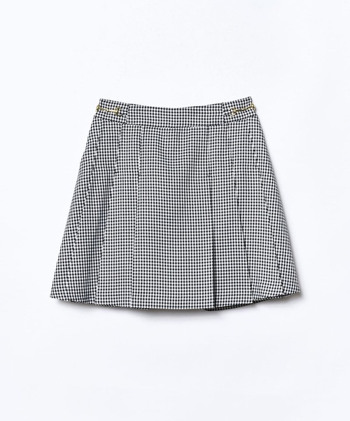 REDYAZEL（レディアゼル）の「【セットアップ可能】サイドビットプリーツスカパン（その他パンツ・レディース・グリーン/ブラック系その他/ブルー・FREE）」の10枚目の写真