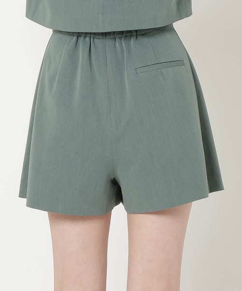 REDYAZEL（レディアゼル）の「【セットアップ可能】サイドビットプリーツスカパン（その他パンツ・レディース・グリーン/ブラック系その他/ブルー・FREE）」の13枚目の写真