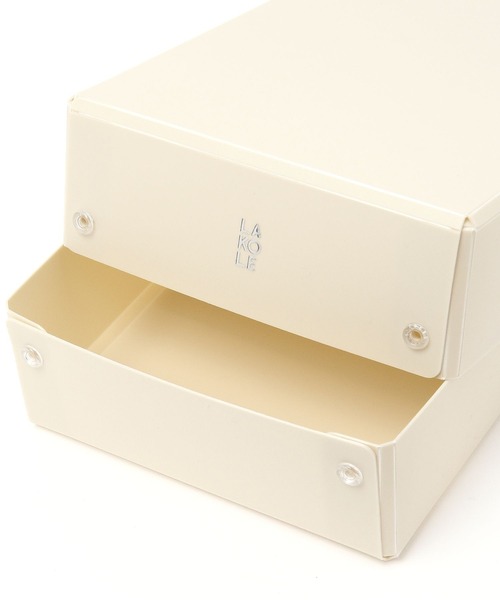 LAKOLE（ラコレ）の「デスクボックス(M) / 102297（ステーショナリー・レディース・グレー/ブラック/アイボリー・FREE）」の9枚目の写真