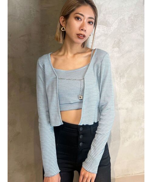EMODA（エモダ）の「マークツインセット（Tシャツ/カットソー・レディース・その他1/ブラック/その他/グレー・FREE）」の20枚目の写真