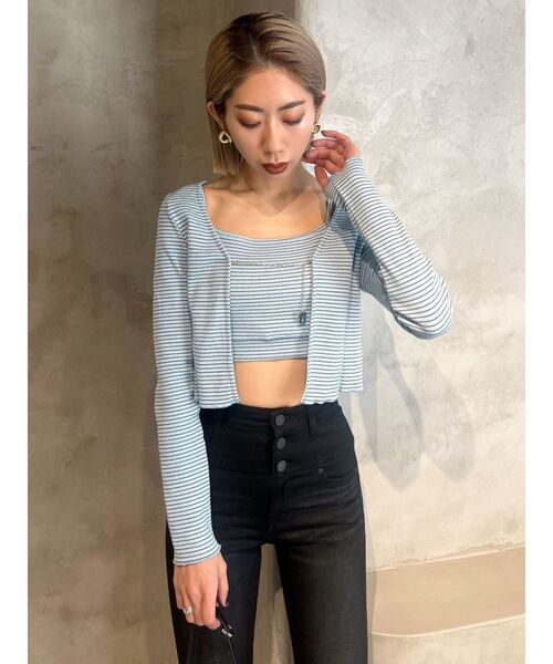 EMODA（エモダ）の「マークツインセット（Tシャツ/カットソー・レディース・その他1/ブラック/その他/グレー・FREE）」の21枚目の写真