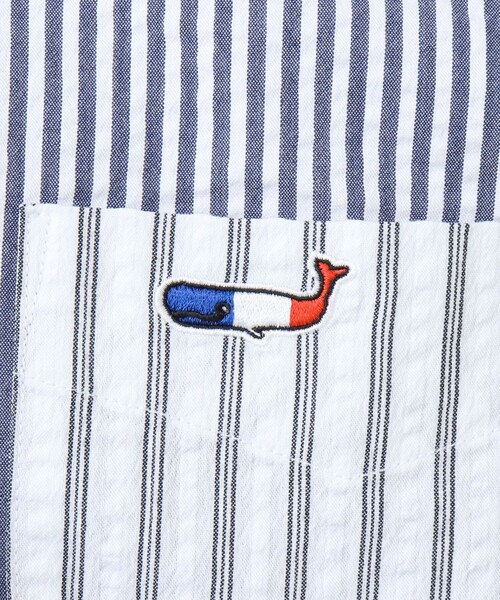 NOLLEY’S（ノーリーズ）の「クジラワンポイント ボタンダウンシャツ（シャツ/ブラウス・メンズ・ホワイト/ホワイト系その他/サックスブルー/ブラック系その他/グレー系その他・S/M/L/XL/XXL）」の13枚目の写真