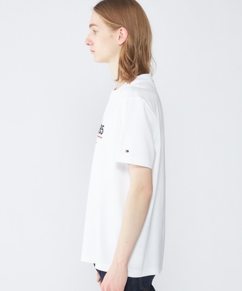 TOMMY HILFIGER(トミーヒルフィガー)の「アイコニックローレルTシャツ(Tシャツ/カットソー・メンズ・ネイビー/ホワイト・LARGE/X-LARGE/SMALL/MEDIUM)」の7枚目の写真