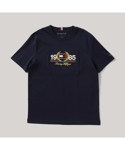 TOMMY HILFIGER(トミーヒルフィガー)の「アイコニックローレルTシャツ(Tシャツ/カットソー・メンズ・ネイビー/ホワイト・LARGE/X-LARGE/SMALL/MEDIUM)」の10枚目の写真