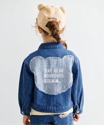 apres les cours | tiny bear セーラー&バッグモチーフジャケット(デニムジャケット)
