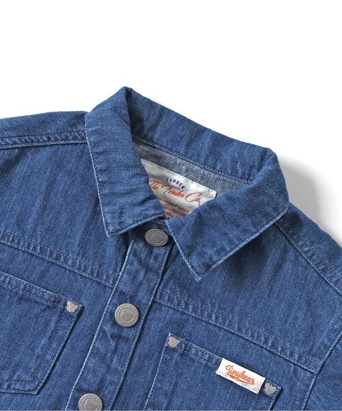 apres les cours（アプレレクール）の「tiny bear セーラー&バッグモチーフジャケット（デニムジャケット・キッズ・ベージュ/ブルー・80/90/100/110/120）」の21枚目の写真