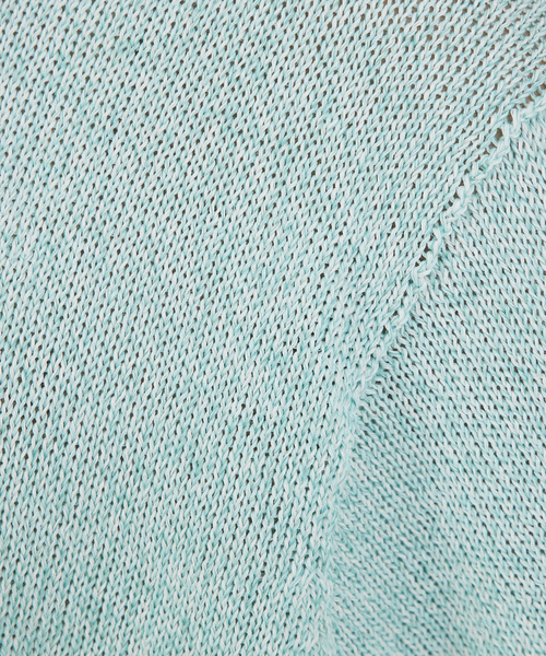 qualite(カリテ)の「ギマコットンクールネックニット(ニット/セーター・レディース・ベージュ/ライトブルー/オフホワイト/グレー/ブルー・フリー)」の10枚目の写真