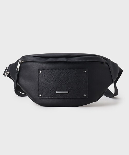 tk.TAKEO KIKUCHI（ティーケータケオキクチ）の「◆レザー調ミニウエストバッグ（ボディバッグ/ウエストポーチ・メンズ・ベージュ系4/ブラック系/ブラック系1/ダークブラウン/ブラック系4/ブラック系5/ブラック・00）」の9枚目の写真