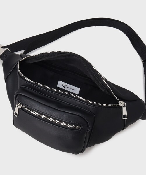 tk.TAKEO KIKUCHI（ティーケータケオキクチ）の「◆レザー調ミニウエストバッグ（ボディバッグ/ウエストポーチ・メンズ・ベージュ系4/ブラック系/ブラック系1/ダークブラウン/ブラック系4/ブラック系5/ブラック・00）」の16枚目の写真