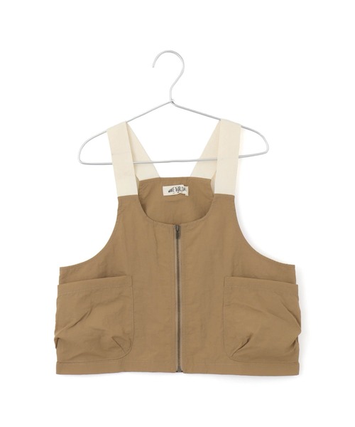 MAKE YOUR DAY(メイクユアデイ)の「ワークベスト■90~140cm対応(ベスト・キッズ・ブラック/カーキ/ベージュ・M/L/S)」の1枚目の写真