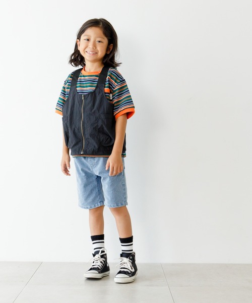 MAKE YOUR DAY(メイクユアデイ)の「ワークベスト■90~140cm対応(ベスト・キッズ・ブラック/カーキ/ベージュ・M/L/S)」の14枚目の写真