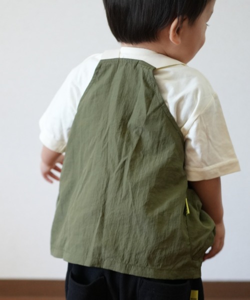 MAKE YOUR DAY(メイクユアデイ)の「ワークベスト■90~140cm対応(ベスト・キッズ・ブラック/カーキ/ベージュ・M/L/S)」の20枚目の写真