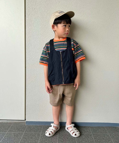 MAKE YOUR DAY(メイクユアデイ)の「ワークベスト■90~140cm対応(ベスト・キッズ・ブラック/カーキ/ベージュ・M/L/S)」の5枚目の写真