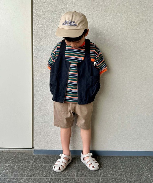 MAKE YOUR DAY(メイクユアデイ)の「ワークベスト■90~140cm対応(ベスト・キッズ・ブラック/カーキ/ベージュ・M/L/S)」の6枚目の写真