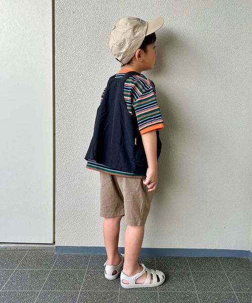MAKE YOUR DAY(メイクユアデイ)の「ワークベスト■90~140cm対応(ベスト・キッズ・ブラック/カーキ/ベージュ・M/L/S)」の7枚目の写真