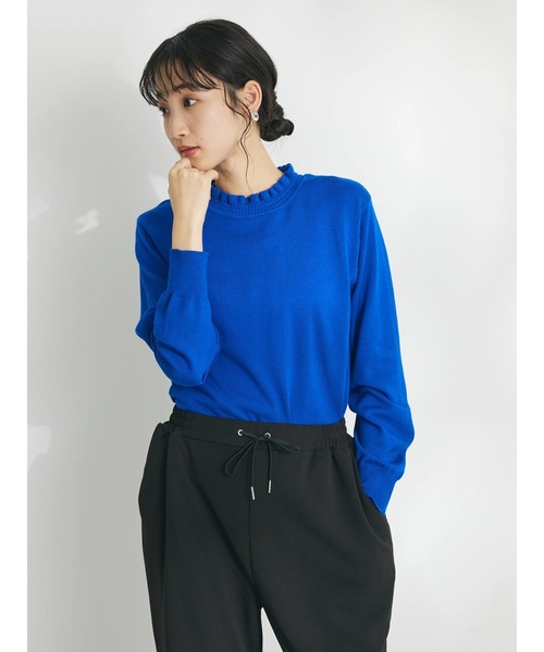 CRAFT STANDARD BOUTIQUE（クラフトスタンダードブティック）の「エリシャーリングニットプルオーバー（ニット/セーター・レディース・ブルー/グリーン/ホワイト/ネイビー・FREE）」の19枚目の写真