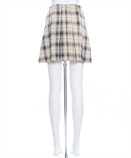 clear(クリア)の「チェック柄ボックスプリーツスカート≪2024SS新作≫(スカート・レディース・グレー/アイボリー・S/M)」の17枚目の写真