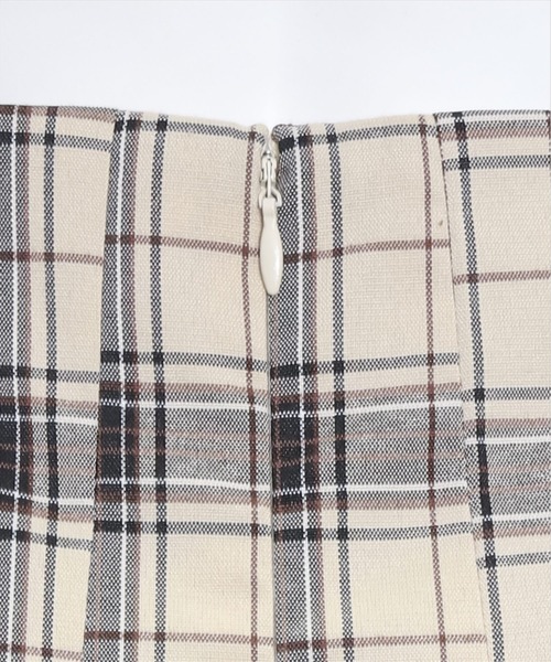 clear(クリア)の「チェック柄ボックスプリーツスカート≪2024SS新作≫(スカート・レディース・グレー/アイボリー・S/M)」の19枚目の写真