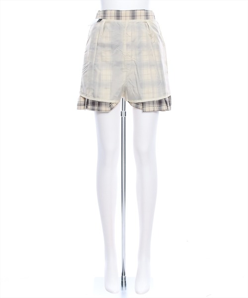 clear(クリア)の「チェック柄ボックスプリーツスカート≪2024SS新作≫(スカート・レディース・グレー/アイボリー・S/M)」の21枚目の写真
