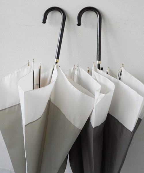 Port（ポート）の「【 Port / ポート 】 くすみ バイカラー 雨傘 / ジャンプ式 長傘 （ 60cm ）（長傘・レディース・バイオレット/ミント/チャコールグレー/グレイッシュベージュ/ピンクベージュ/サックスブルー・FREE）」の7枚目の写真