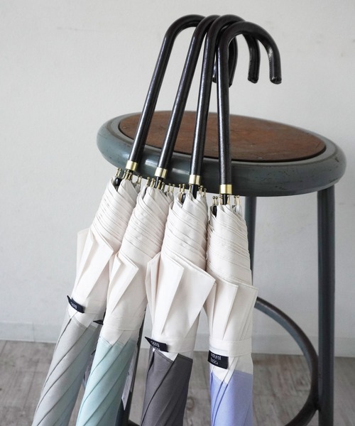 Port（ポート）の「【 Port / ポート 】 くすみ バイカラー 雨傘 / ジャンプ式 長傘 （ 60cm ）（長傘・レディース・バイオレット/ミント/チャコールグレー/グレイッシュベージュ/ピンクベージュ/サックスブルー・FREE）」の8枚目の写真