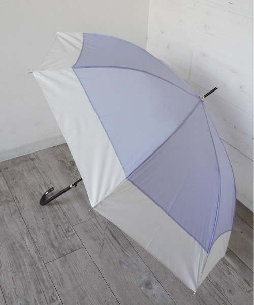 Port（ポート）の「【 Port / ポート 】 くすみ バイカラー 雨傘 / ジャンプ式 長傘 （ 60cm ）（長傘・レディース・バイオレット/ミント/チャコールグレー/グレイッシュベージュ/ピンクベージュ/サックスブルー・FREE）」の14枚目の写真