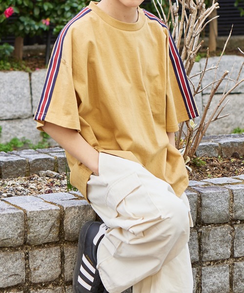 トップス non non-hedge tシャツ シルバーモチーフダブルジップポロ襟
