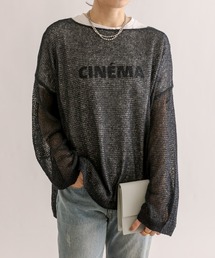 RIVE DROITE | 2サイズ展開/ペーパールーズニット(ニット/セーター)