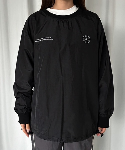 MUHET(ミュエータ)の「ナイロンドロストトップス(その他トップス・レディース・カーキ/ブラック/ライトグレー・MEDIUM/X-LARGE)」の9枚目の写真