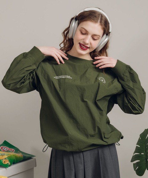 MUHET(ミュエータ)の「ナイロンドロストトップス(その他トップス・レディース・カーキ/ブラック/ライトグレー・MEDIUM/X-LARGE)」の22枚目の写真