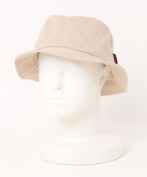 Gramicci（グラミチ）の「《GRAMICCI》  TWILL PACKABLE BUCKET（ハット・レディース・ブラック/ベージュ・M-L）」の7枚目の写真