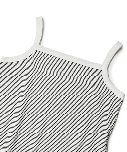 ROPE' PICNIC(ロペピクニック)の「クロップドテレコタンクインナー(タンクトップ・レディース・ブラック/グレー/ホワイト系その他/キナリ・38)」の22枚目の写真