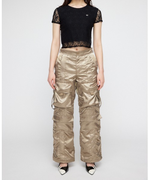 LAGUA GEM（ラグアジェム）の「LUSTER POCKET パンツ（その他パンツ・レディース・ベージュ/ブラック/ライトブルー・X-SMALL/SMALL/MEDIUM）」の17枚目の写真