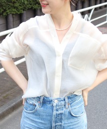 Rouge vif Anna | シアー前後差シャツ(シャツ/ブラウス)