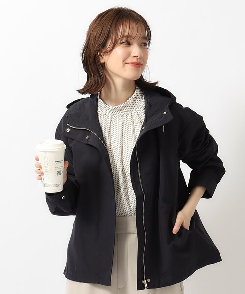 DRESKIP（ドレスキップ）の「◆【防花粉／撥水】かわいいもかっこいいも叶える 欲張りマンパ（ブルゾン・レディース・アイボリー/ブルー/ベージュ/ネイビー・02/03/04）」の3枚目の写真