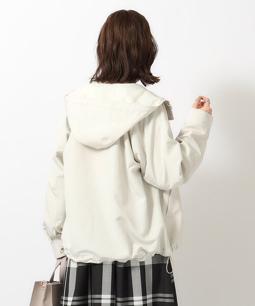 DRESKIP（ドレスキップ）の「◆【防花粉／撥水】かわいいもかっこいいも叶える 欲張りマンパ（ブルゾン・レディース・アイボリー/ブルー/ベージュ/ネイビー・02/03/04）」の7枚目の写真