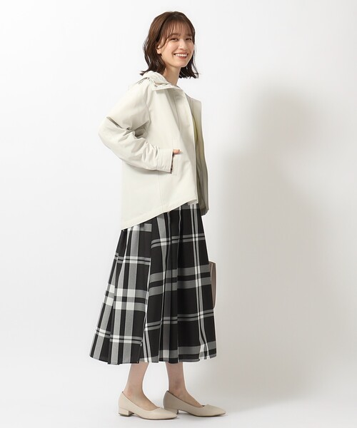 DRESKIP（ドレスキップ）の「◆【防花粉／撥水】かわいいもかっこいいも叶える 欲張りマンパ（ブルゾン・レディース・アイボリー/ブルー/ベージュ/ネイビー・02/03/04）」の9枚目の写真