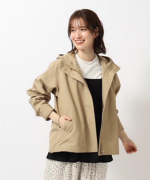 DRESKIP（ドレスキップ）の「◆【防花粉／撥水】かわいいもかっこいいも叶える 欲張りマンパ（ブルゾン・レディース・アイボリー/ブルー/ベージュ/ネイビー・02/03/04）」の12枚目の写真