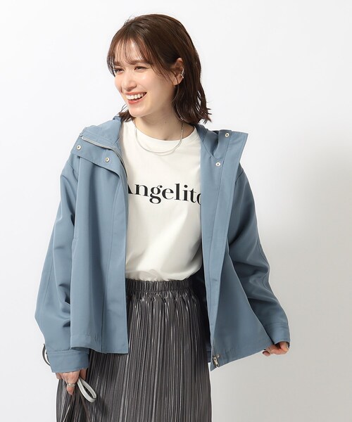 DRESKIP（ドレスキップ）の「◆【防花粉／撥水】かわいいもかっこいいも叶える 欲張りマンパ（ブルゾン・レディース・アイボリー/ブルー/ベージュ/ネイビー・02/03/04）」の19枚目の写真