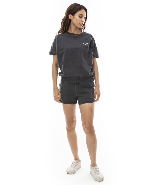 BILLABONG(ビラボン)の「BILLABONG レディース ARCH LOGO SWEAT WALK SHORTS スウェットパンツ 【2024年春夏モデル】/ビラボンウエストゴムショートパンツ(スウェットパンツ・レディース・ブラック/ホワイト/インディゴブルー・LARGE/MEDIUM)」の16枚目の写真