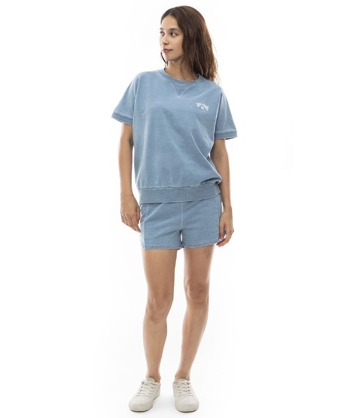 BILLABONG(ビラボン)の「BILLABONG レディース ARCH LOGO SWEAT WALK SHORTS スウェットパンツ 【2024年春夏モデル】/ビラボンウエストゴムショートパンツ(スウェットパンツ・レディース・ブラック/ホワイト/インディゴブルー・LARGE/MEDIUM)」の20枚目の写真