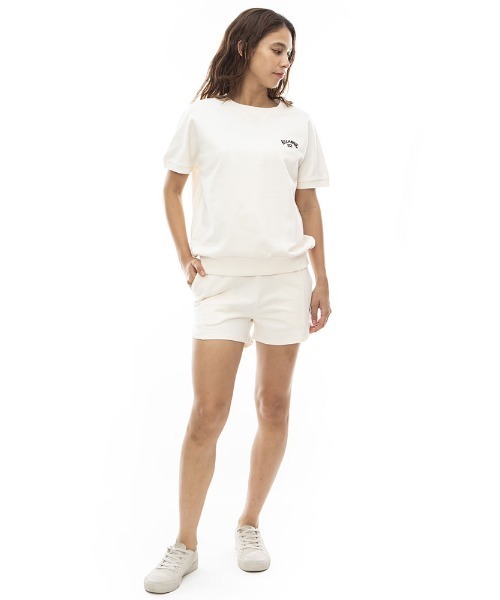 BILLABONG(ビラボン)の「BILLABONG レディース ARCH LOGO SWEAT WALK SHORTS スウェットパンツ 【2024年春夏モデル】/ビラボンウエストゴムショートパンツ(スウェットパンツ・レディース・ブラック/ホワイト/インディゴブルー・LARGE/MEDIUM)」の13枚目の写真