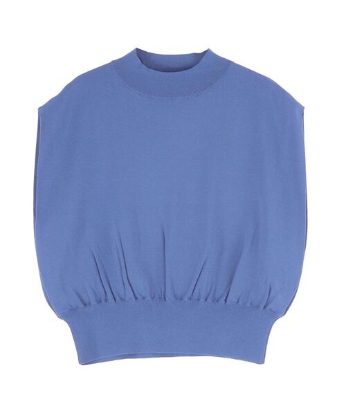 LAGUNAMOON(ラグナムーン)の「タックスリーブニットプルオーバー(ニット/セーター・レディース・ホワイト/ブラック/ブルー・FREE)」の1枚目の写真