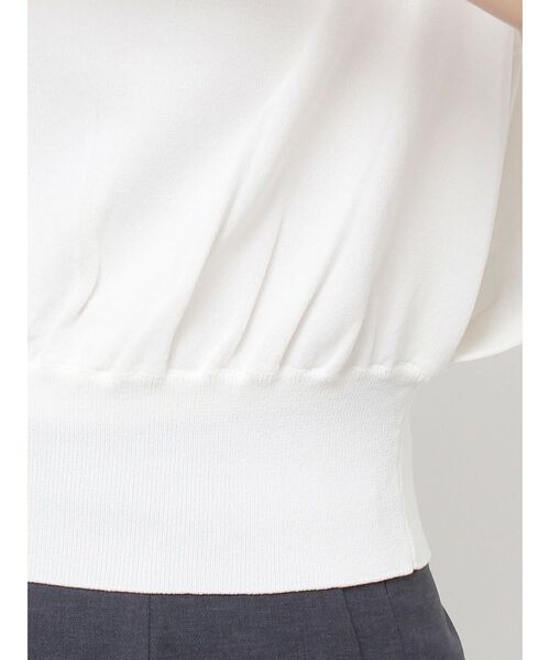 LAGUNAMOON(ラグナムーン)の「タックスリーブニットプルオーバー(ニット/セーター・レディース・ホワイト/ブラック/ブルー・FREE)」の9枚目の写真