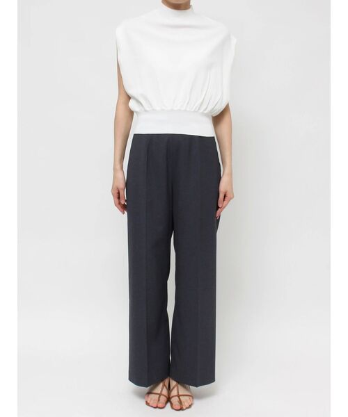 LAGUNAMOON(ラグナムーン)の「タックスリーブニットプルオーバー(ニット/セーター・レディース・ホワイト/ブラック/ブルー・FREE)」の12枚目の写真