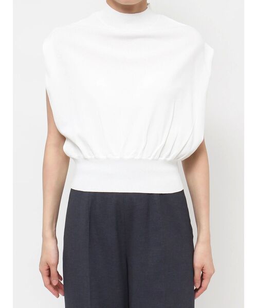 LAGUNAMOON(ラグナムーン)の「タックスリーブニットプルオーバー(ニット/セーター・レディース・ホワイト/ブラック/ブルー・FREE)」の18枚目の写真