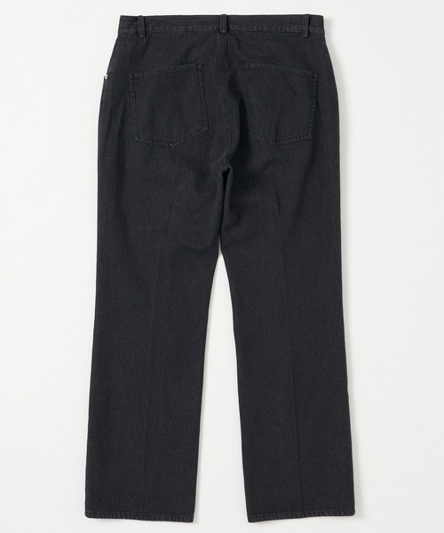 Firsthand（ファーストハンド）の「Firsthand/ファーストハンド オゾン加工ブラックデニム / センタープレス フレアデニムパンツ（デニムパンツ・メンズ・ブラック・MEDIUM/LARGE）」の21枚目の写真