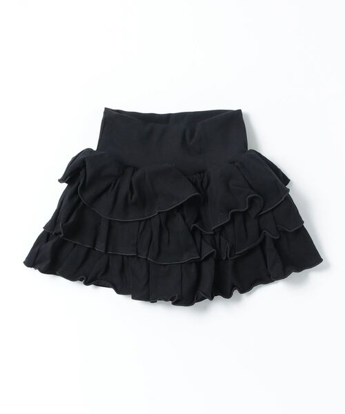 FANCY CLUB（ファンシークラブ）の「【FANCY CLUB】PUFF SWEAT CANCAN MINI SKIRT（スカート・レディース・ブラック/杢グレー・ONE SIZE）」の3枚目の写真